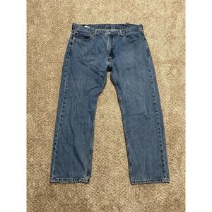Levi 505 Jeans Mens 40 x 30 Blue Straight Leg Western Outdoor Cowboy